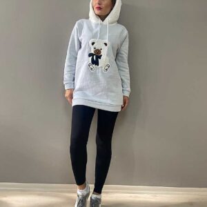 Hanorac Dama Vatuit Bleu confecționat din bumbac calitate premium. Alege confortul termic într-o ținută cool. Calitate la prețuri mici!