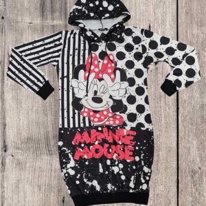 Hanorac gros vatuit Minnie Mouse este confecționat din bumbac vatuit de calitate superioară. Iți oferă confortul termic necesar în sezonul rece.