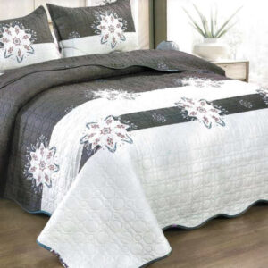 Cuvertura de pat Bumbac B14 este o cuvertura din bumbac 100% din 3 piese. Cuvertura din bumbac adauga caldura si eleganta dormitorului tau.