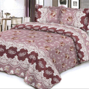 Cuvertura set pat din Bumbac B30 este o cuvertura din bumbac 100% ce include 2 fete de perna. Cuvertura din bumbac adauga caldura si eleganta dormitorului tau.